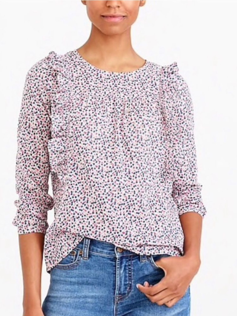 J.Crew Mercantile Floral Print Blouse Size: 8
